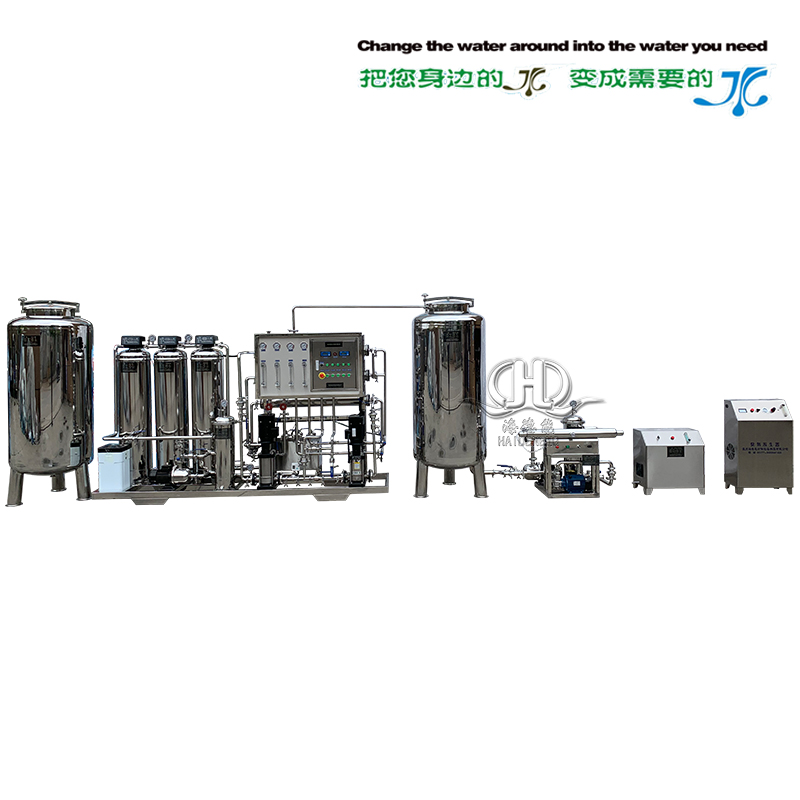 HDNRO-300型帶軟化二級反滲透醫藥純化水系統帶紫外線臭氧