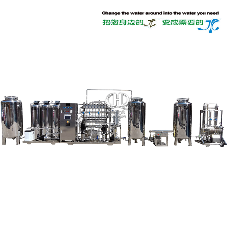 HDNRO-500型全自動(dòng)帶軟化二級反滲透+EDI超純?nèi)ルx子水系統(tǒng)+注射用水系統(tǒng)