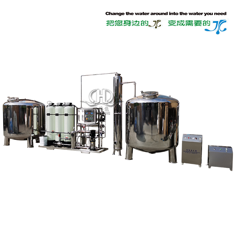 1噸帶軟化玻璃罐反滲透設(shè)備(帶臭氧混合塔臭氧滅菌器) 1噸帶軟化玻璃罐反滲透設(shè)備(帶臭氧混合塔臭氧滅菌器)