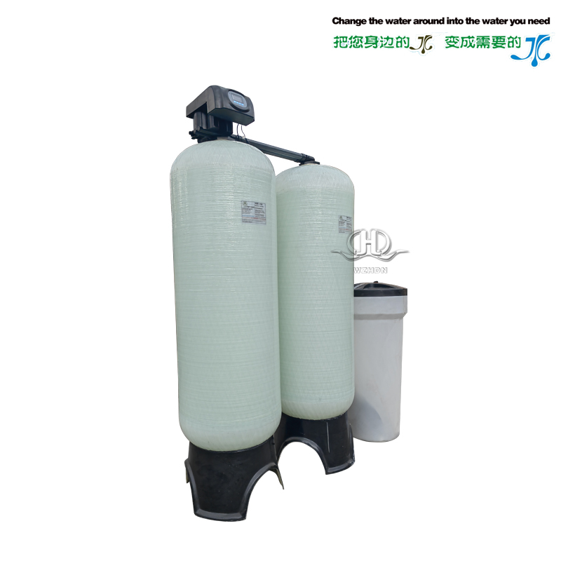 適用于反滲透水處理設備時產3-5噸全自動一用一備軟化水設備系統